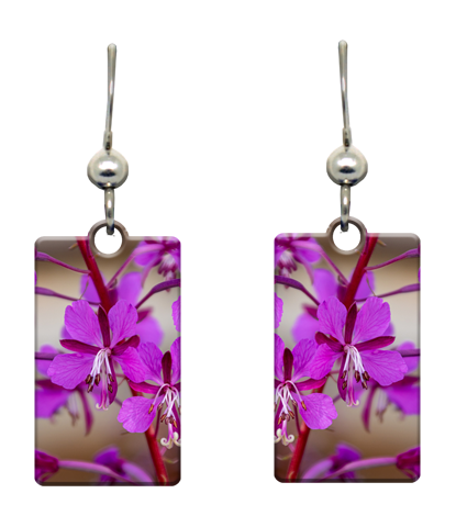Fireweed earrings #2506 by d'ears