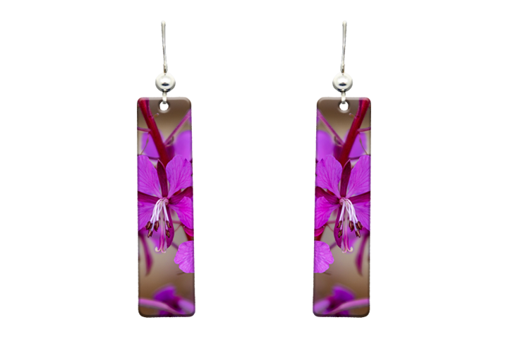 Fireweed earrings #2572 by d'ears