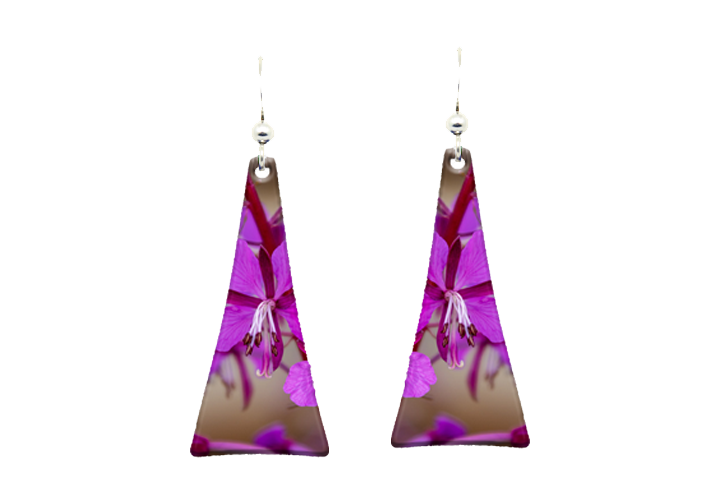 Fireweed earrings #2573 by d'ears