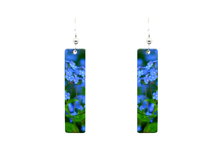 Forget Me Not Earrings #2575 by d'ears