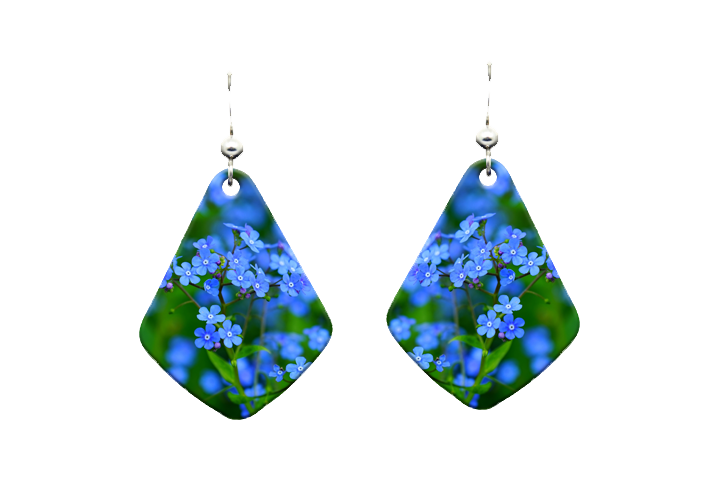 Forget Me Not Earrings #2577 by d'ears
