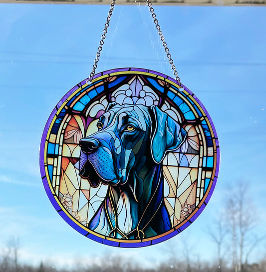 Great Dane Acrylic Suncatcher #SC139 by d'ears