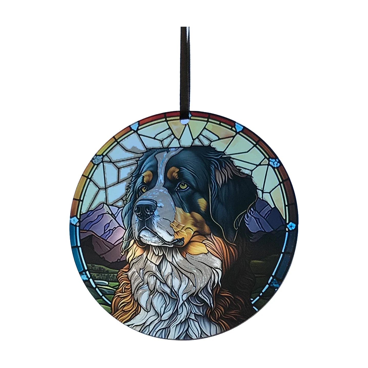 Bernese Mountain Dog, Acrylic Window Ornament #SC163