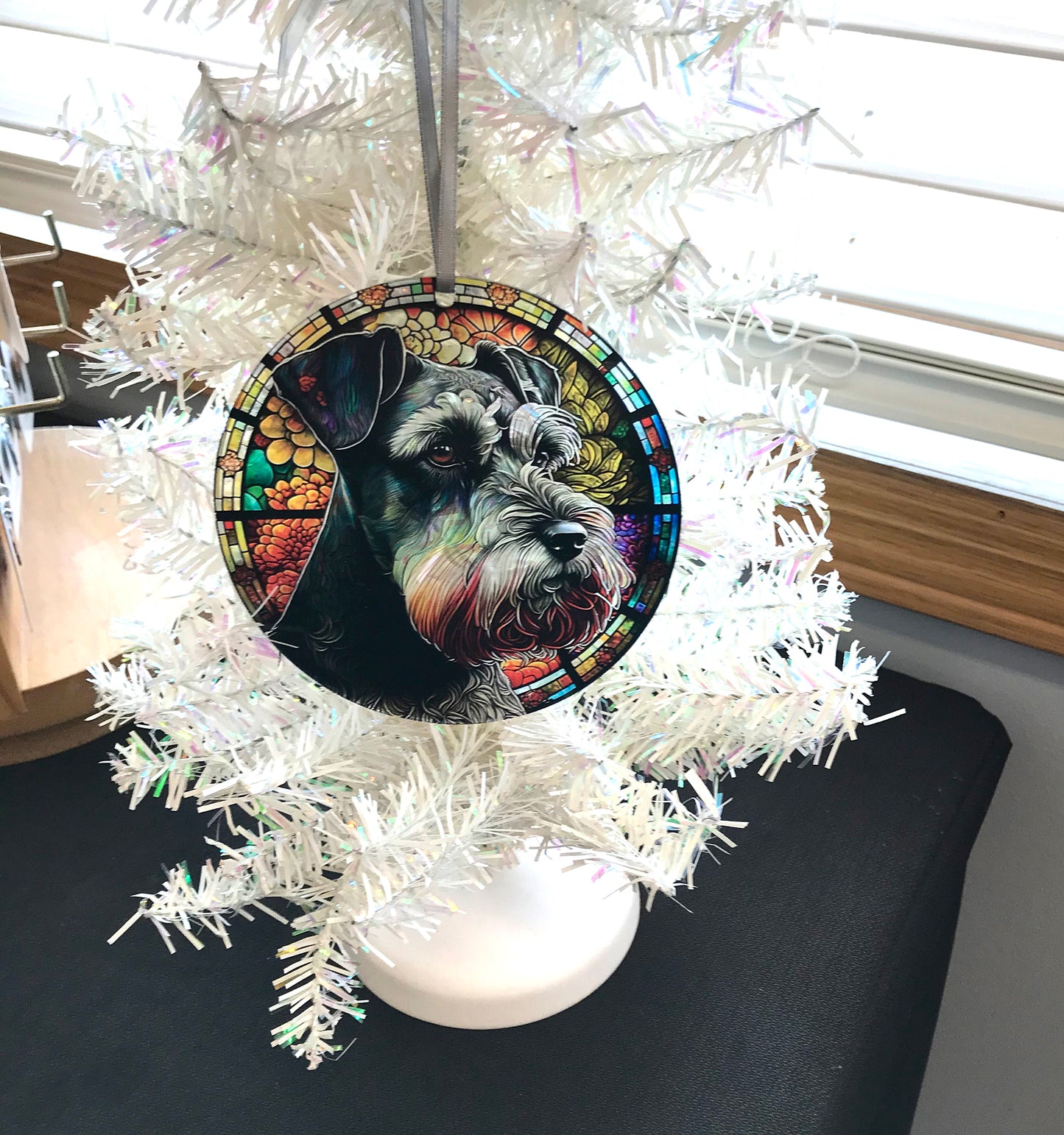 Giant Schnauzer, Acrylic Window Ornament #SC168