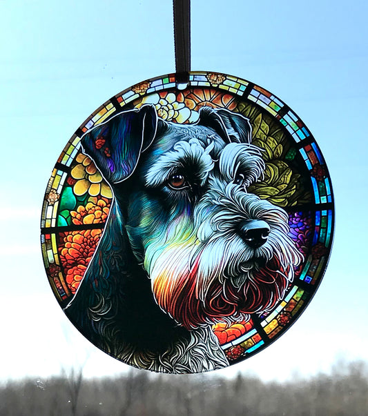 Giant Schnauzer, Acrylic Window Ornament #SC168