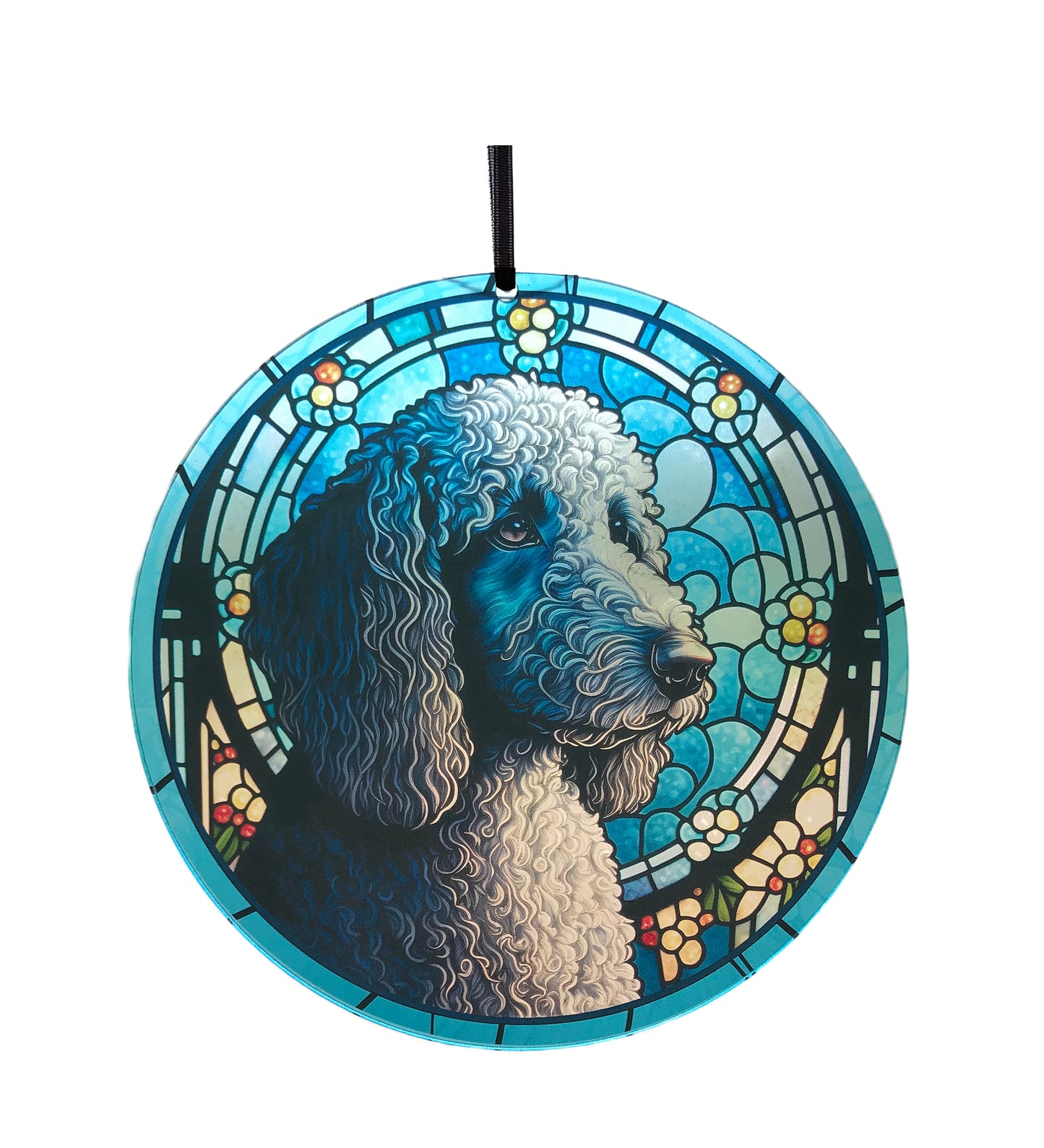 Standard Poodle, Acrylic Window Ornament #SC170