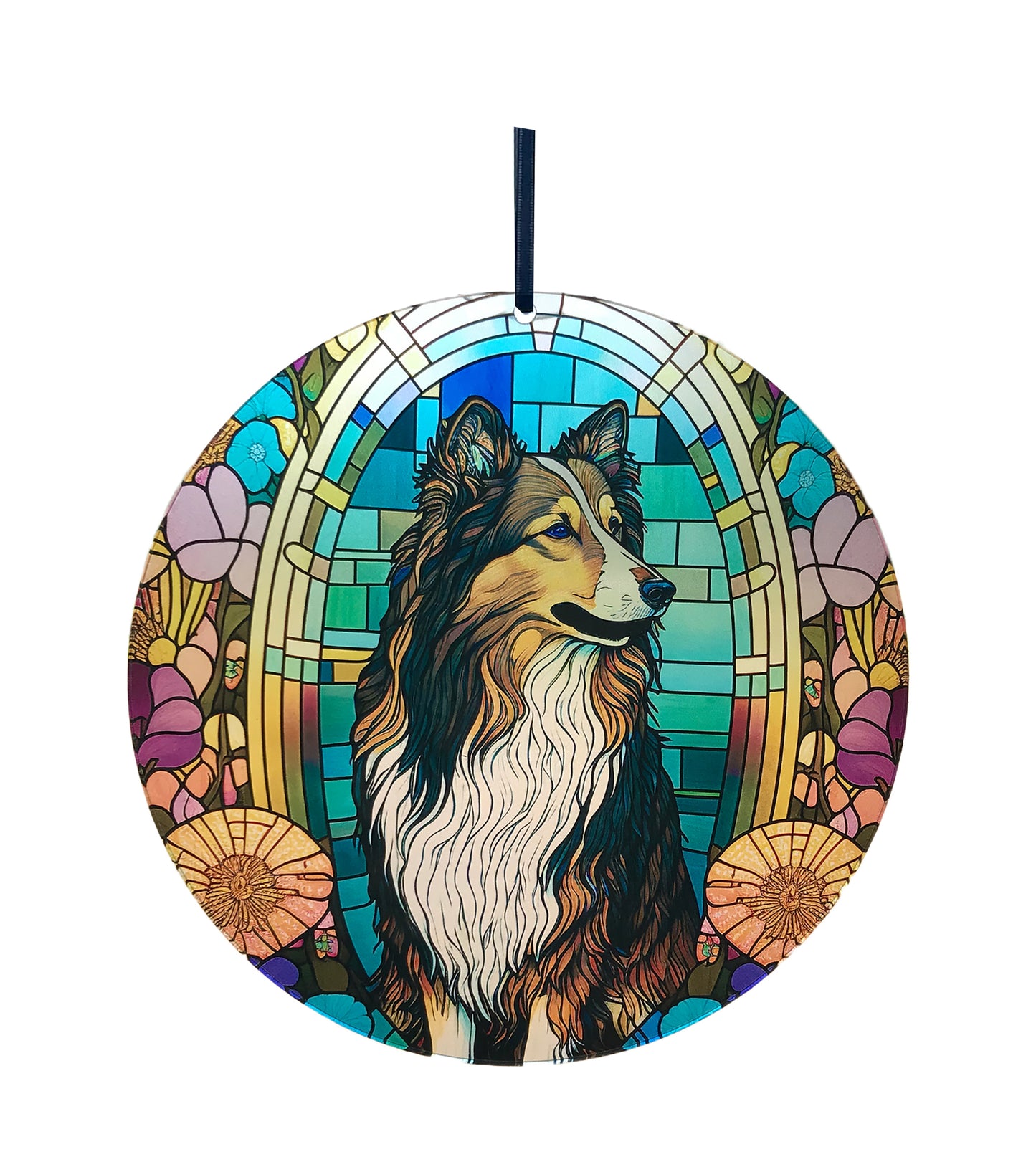 Collie, Acrylic Window Ornament #SC176