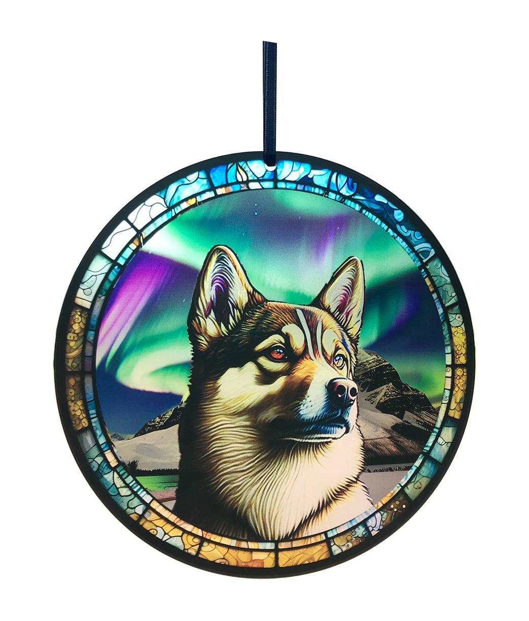 Akita, Acrylic Window Ornament #SC177 by d'ears
