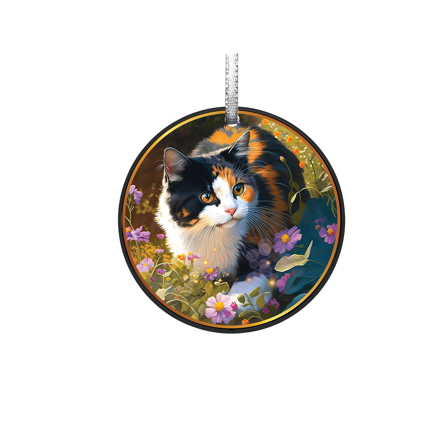 Calico Cat, Acrylic Window Ornament #SC179