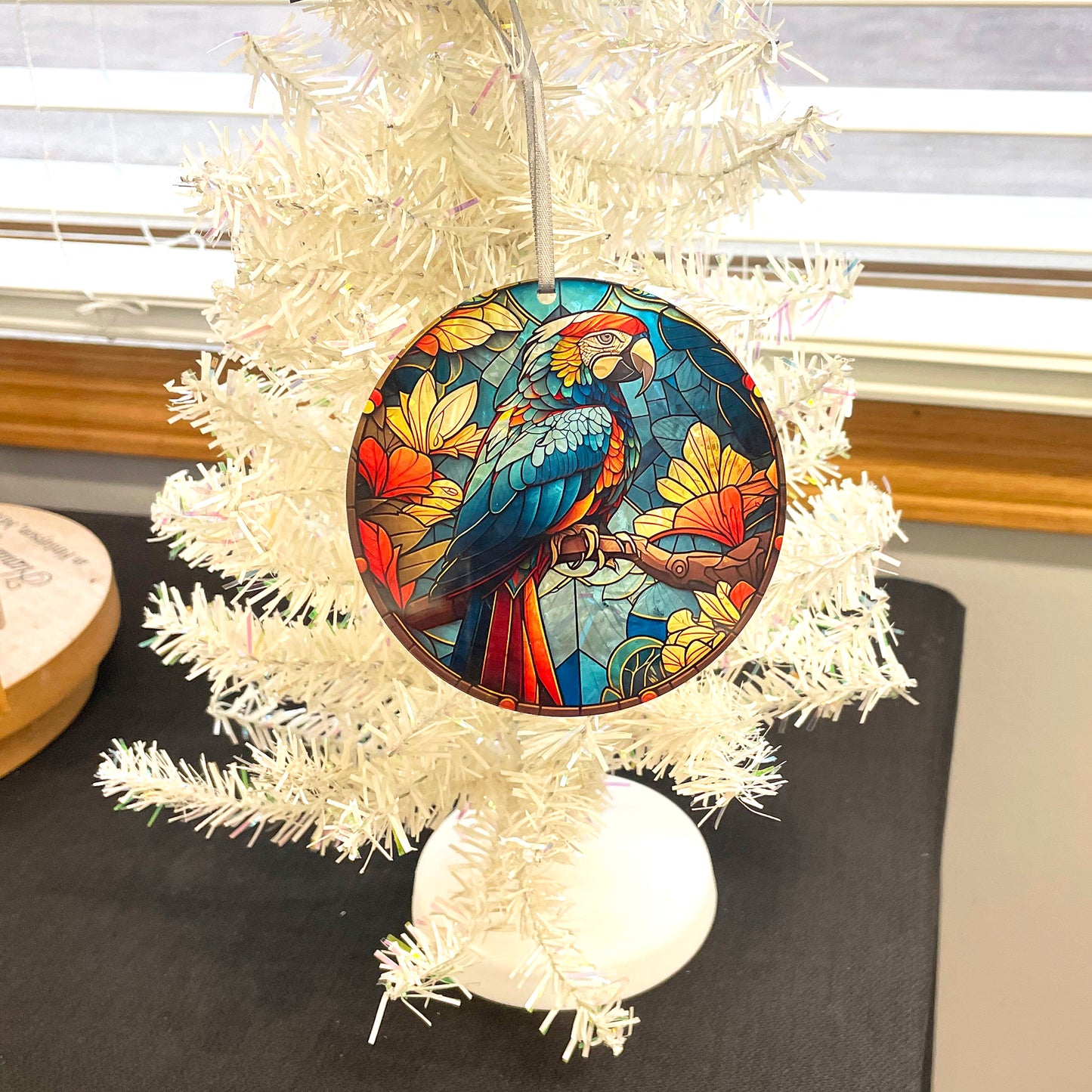 Parrot Acrylic Window Ornament #SC189