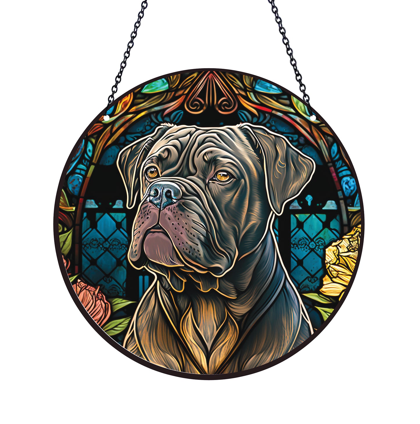 Cane Corso Acrylic Suncatcher with Chain #SC211 by d'ears