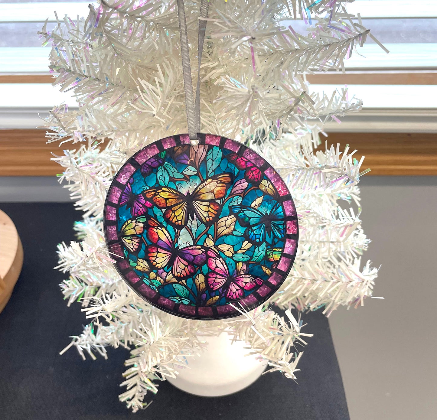 Butterflies, Acrylic Window Ornament #SC215