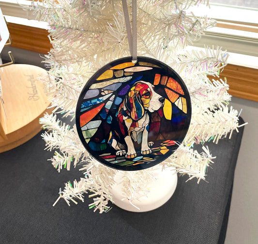 Beagle, Acrylic Window Ornament #SC221
