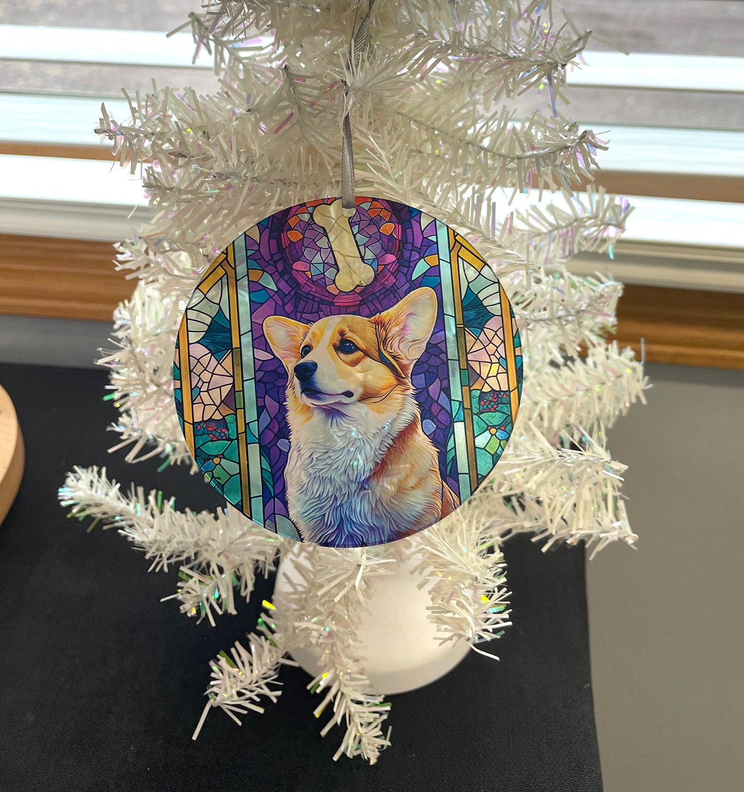 Corgi, Acrylic Window Ornament #SC233