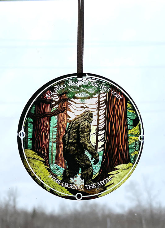 Sasquatch, Acrylic Window Ornament #SC243
