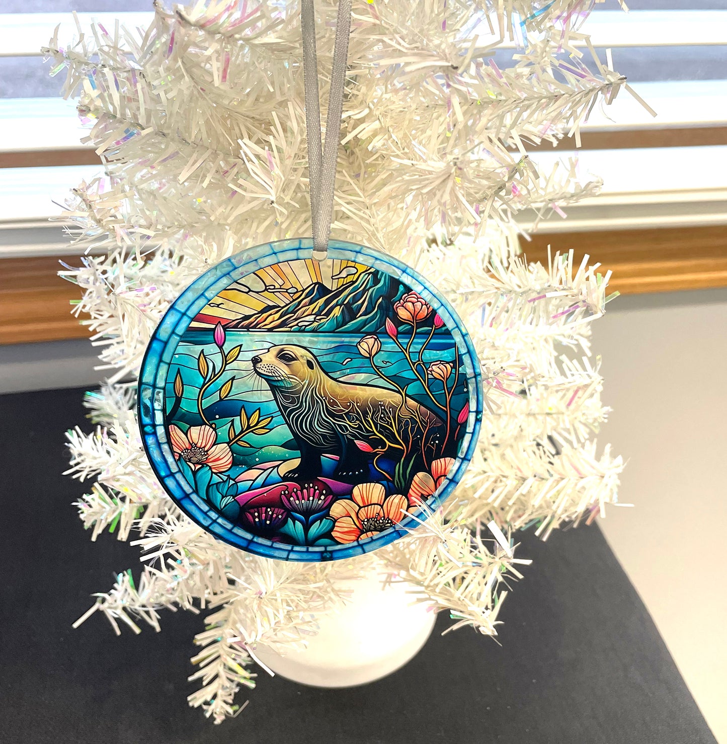 Seal, Acrylic Window Ornament #SC277