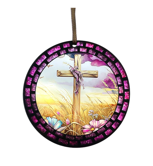 Cross, Acrylic Window Ornament #SC278