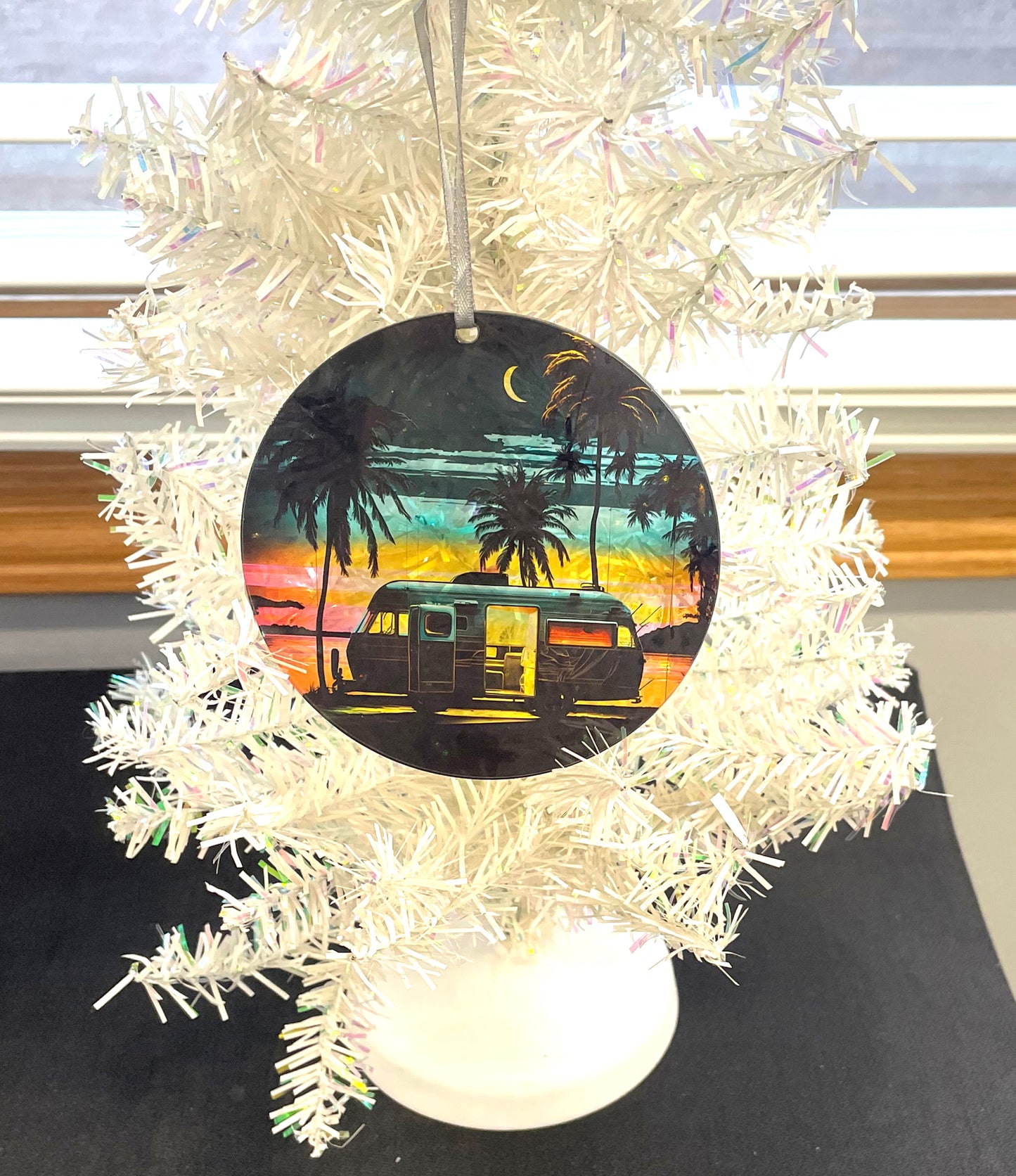 Camper, Acrylic Window Ornament #SC282