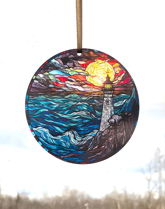 Lighthouse, Acrylic Window Ornament #SC283