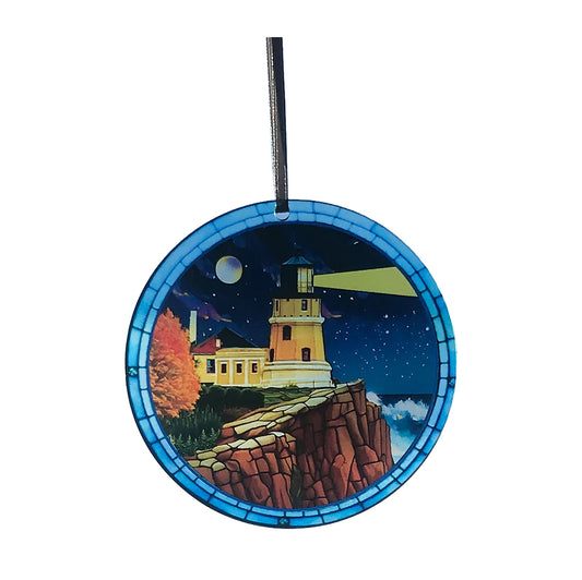 Split Rock Lighthouse, Acrylic Window Ornament #SC288