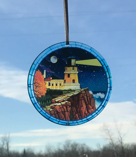Split Rock Lighthouse, Acrylic Window Ornament #SC288
