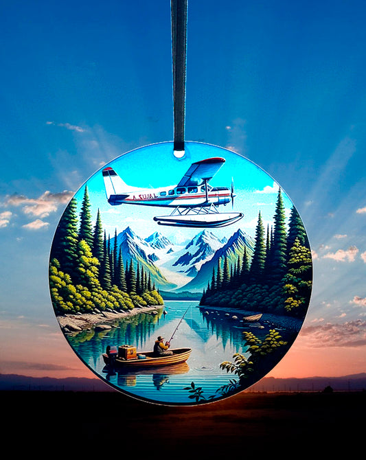 Remote Fly In, Acrylic Window Ornament #SC348