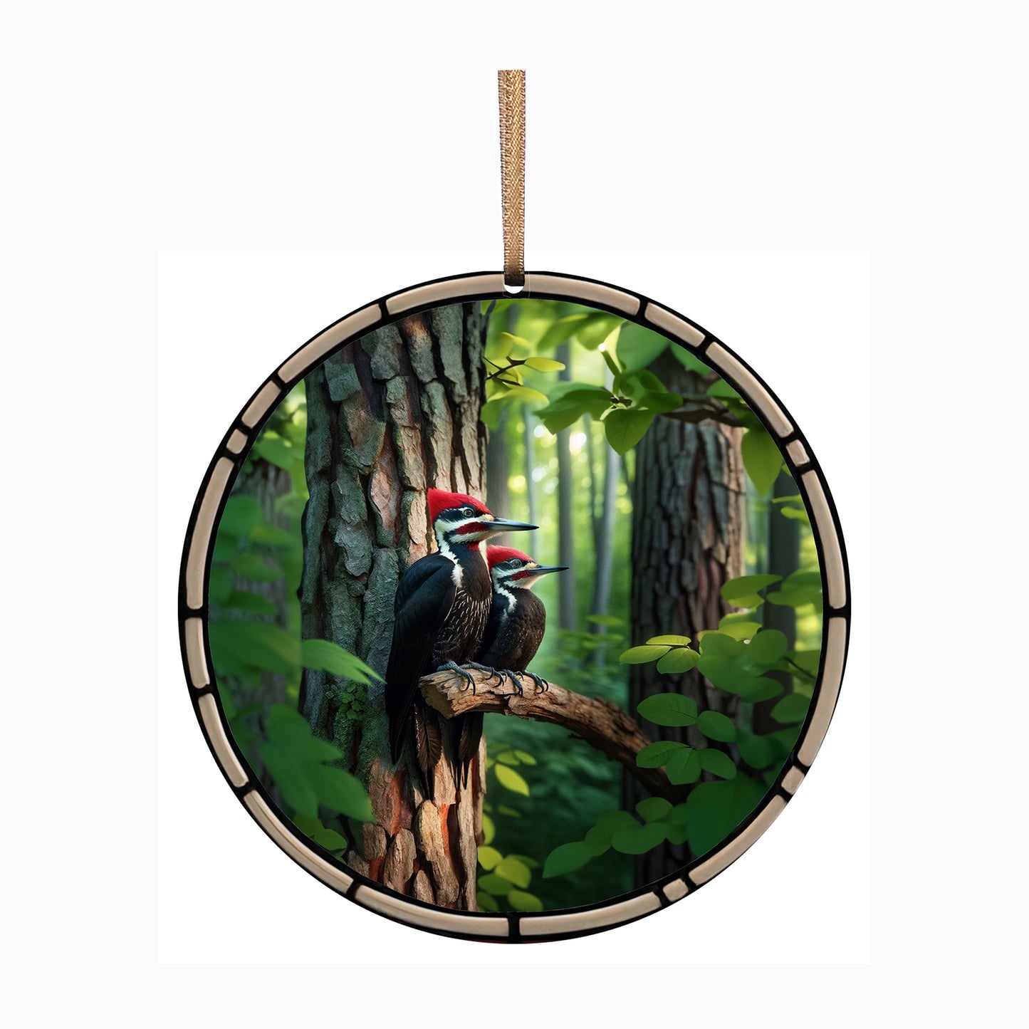 Pileated Woodpecker, Acrylic Window Ornament #SC378