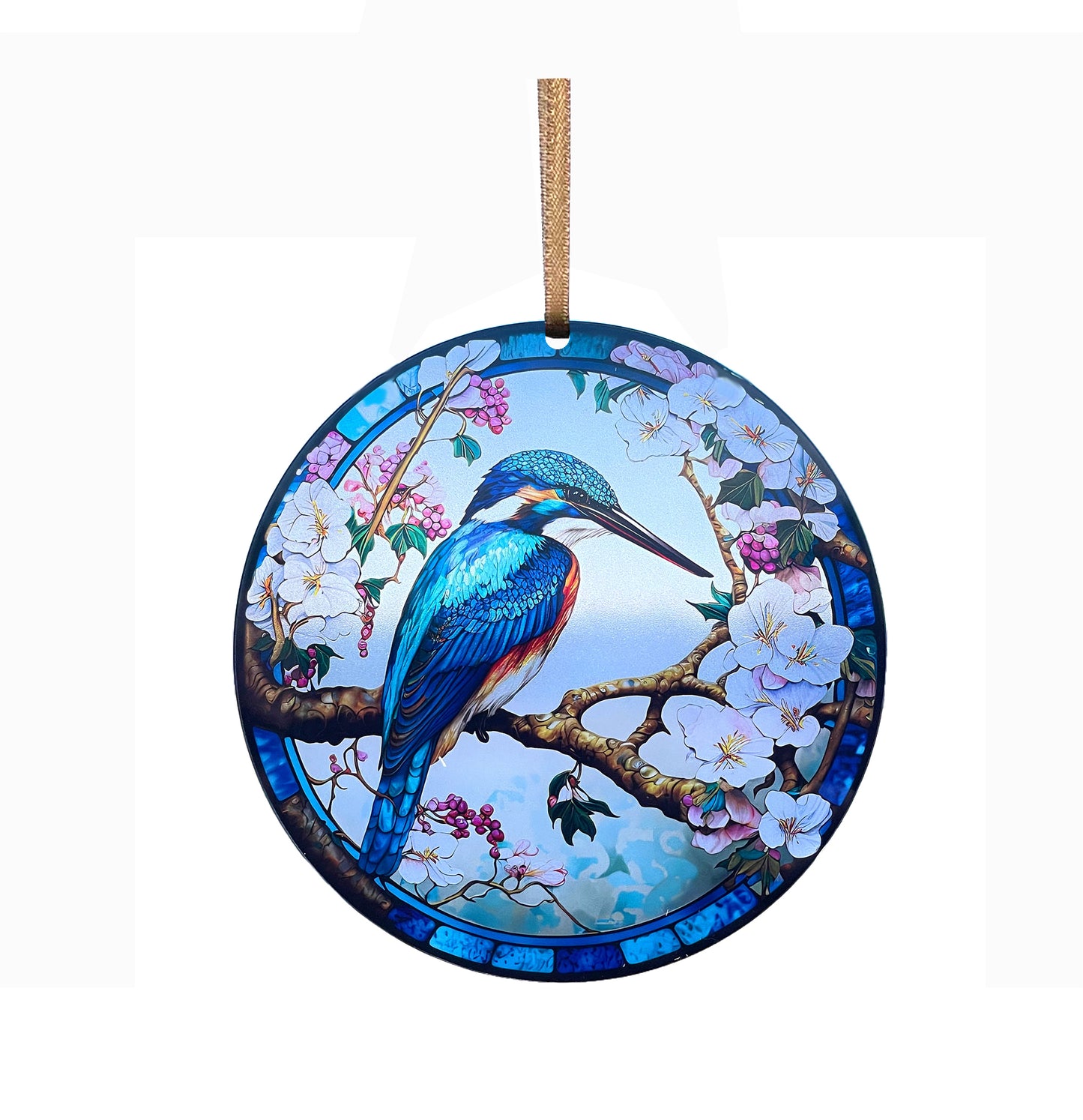 King Fisher Acrylic Window Ornament #SC389