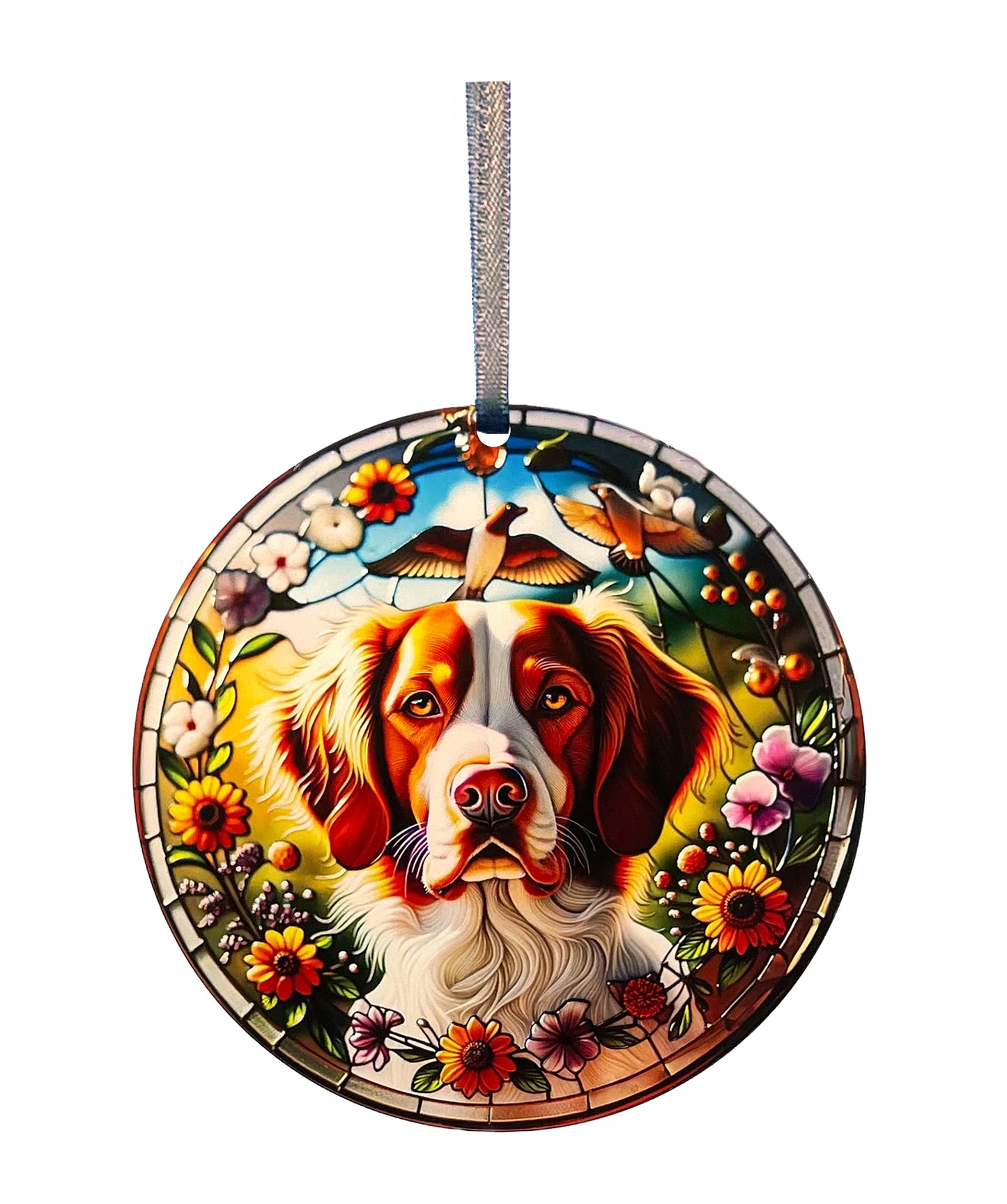 Brittany Acrylic Window Ornament #SC396 by d'ears