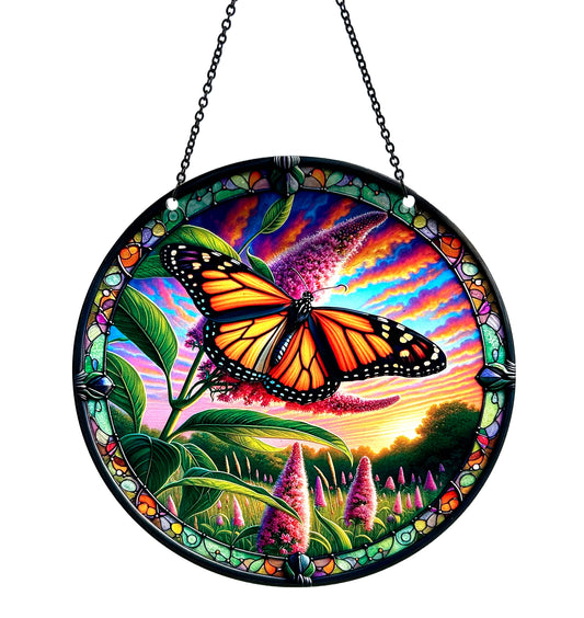 Monarch Acrylic Suncatcher with chain #SC401 by d'ears