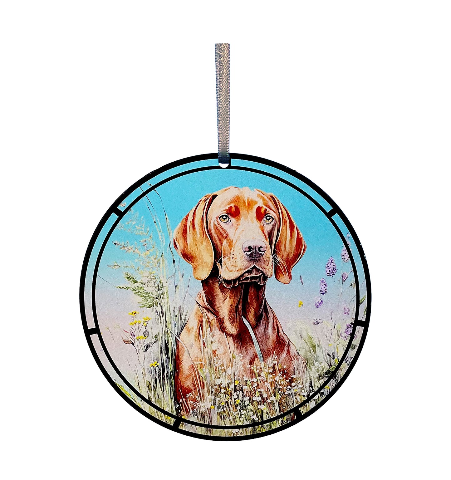 Hungarian Vizsla, Acrylic Window Ornament #SC421