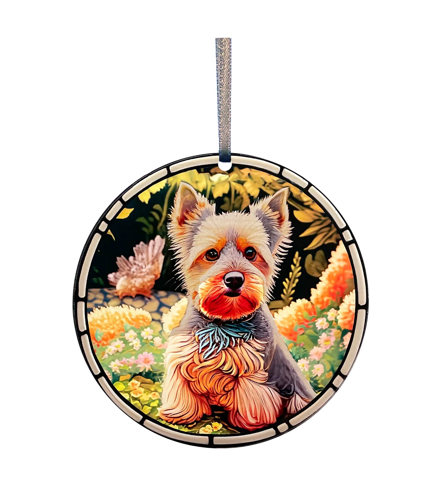 Norwhich Terrier Acrylic Window Ornament #SC432 by d'ears