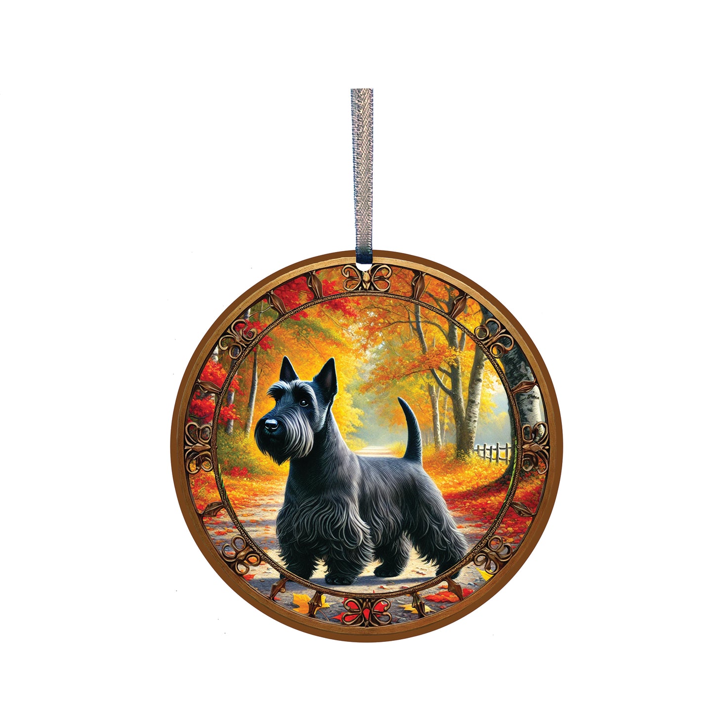 Scottish Terrier Acrylic Window Ornament #SC499 by d'ears