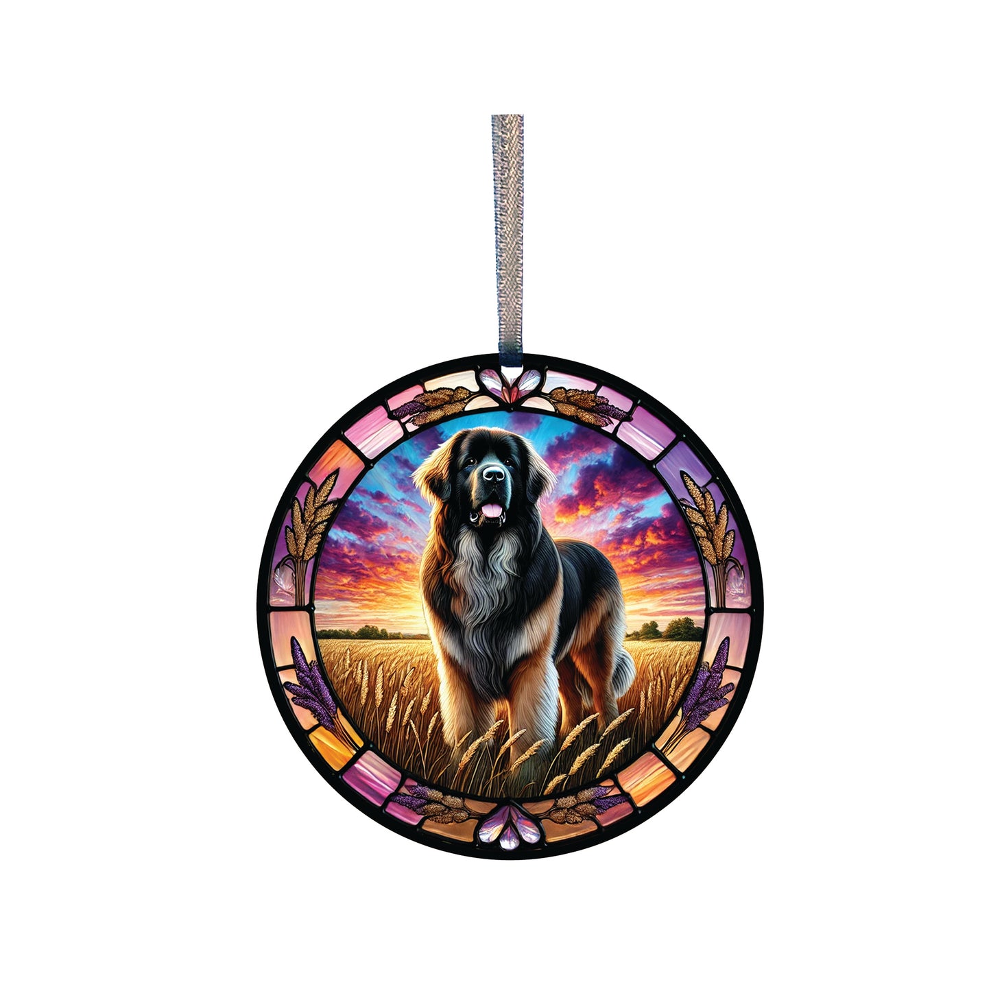 Leonberger Acrylic Window Ornament #SC518 by d'ears