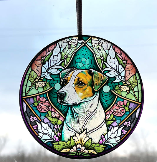 Jack Russell, Acrylic Window Ornament #SC172
