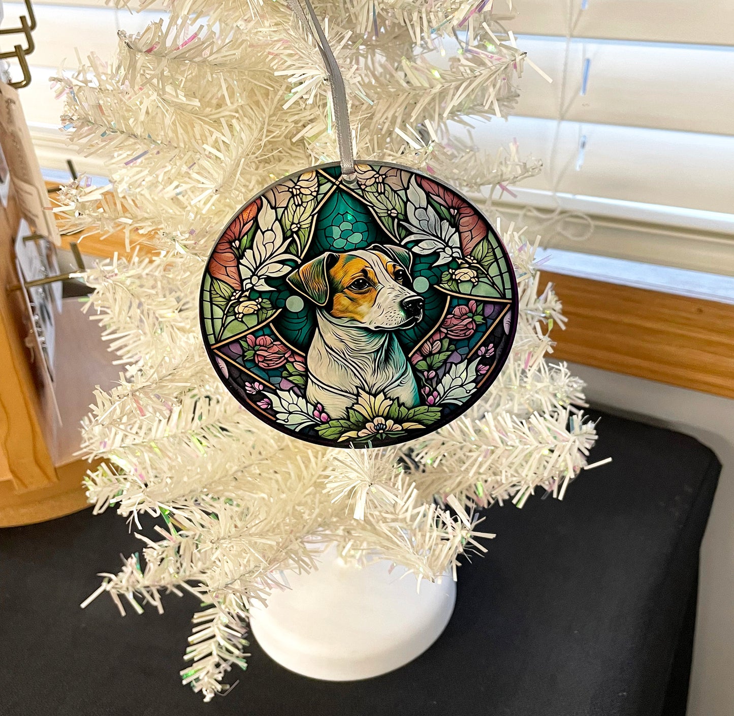 Jack Russell, Acrylic Window Ornament #SC172