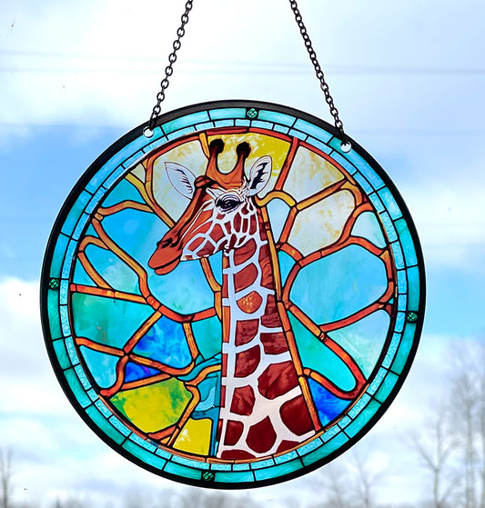Giraffe Acrylic Suncatcher with Chain #SC290 by d'ears