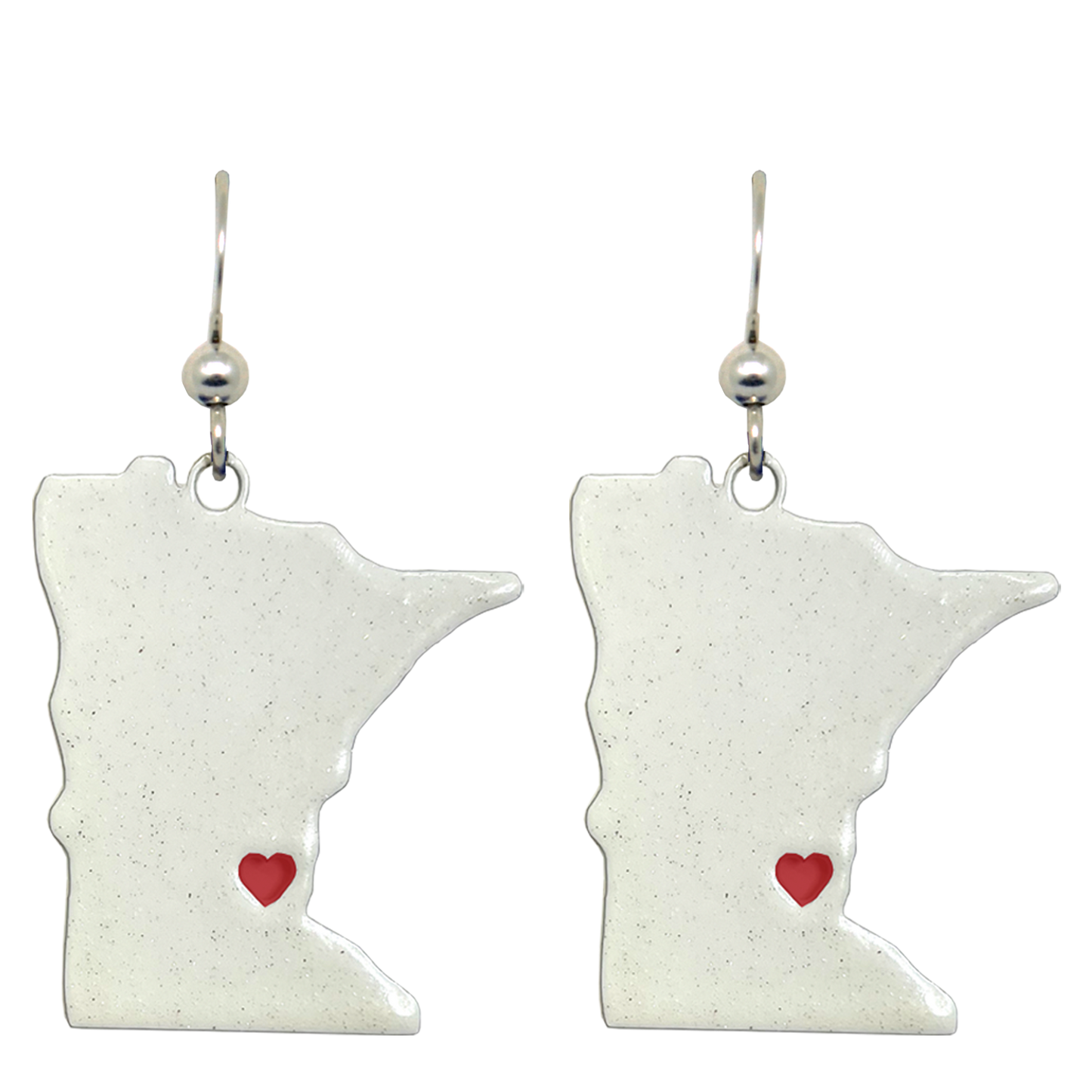 I heart Minnesota Earrings, #1677