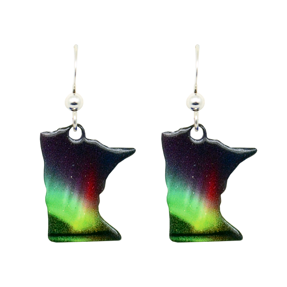 MN, Rainbow, earrings #1728