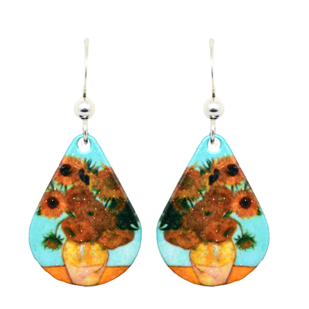 Sunflowers earrings #1750 by d'ears