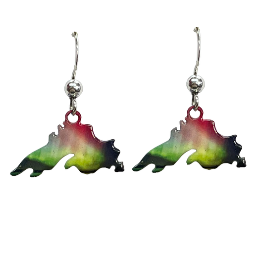 Lake Superior Rainbow Earrings #1757