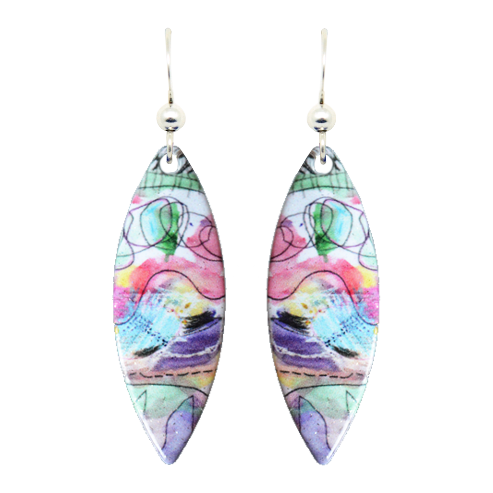 Abstract Earrings #1809 by d'ears