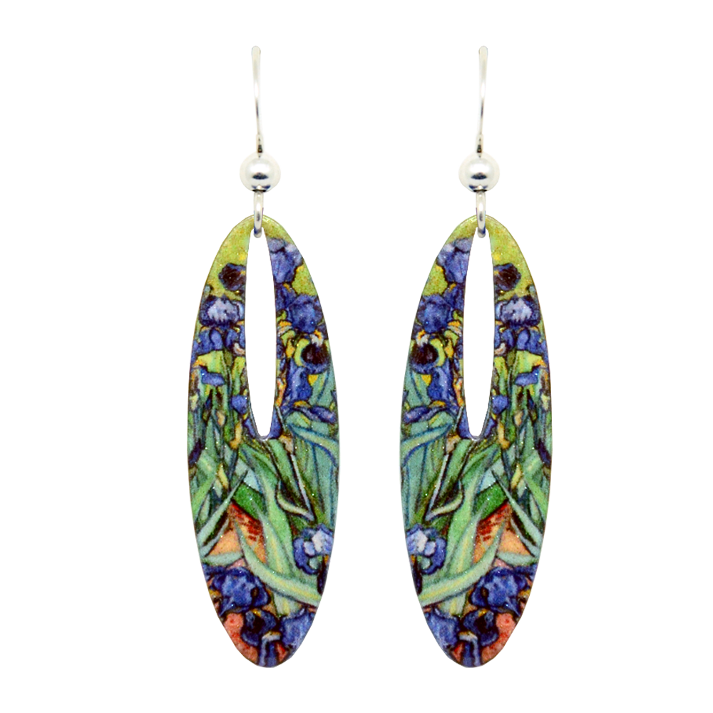 Irises - Earrings #2000 by d'ears