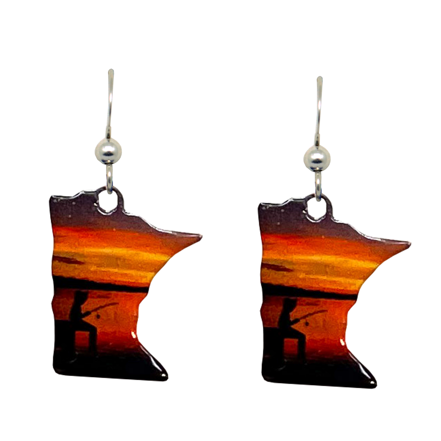 MN, Gone Fishing Earrings #2104