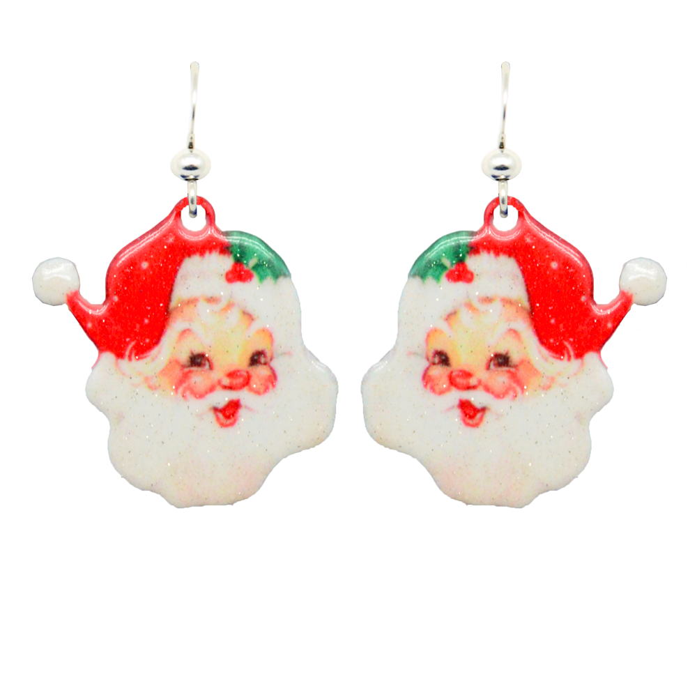 Santa Earrings