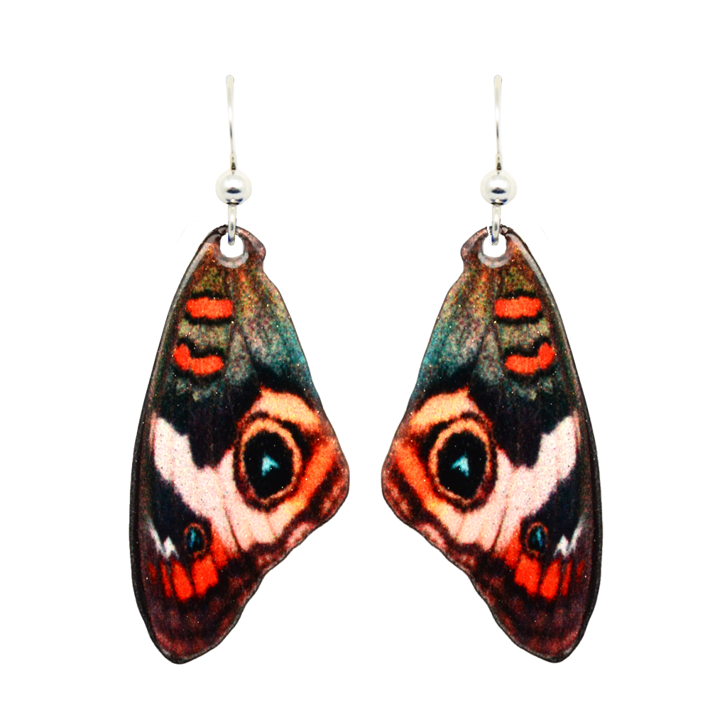 Buckeye Earrings, sterling silver french hooks, Item# 2305