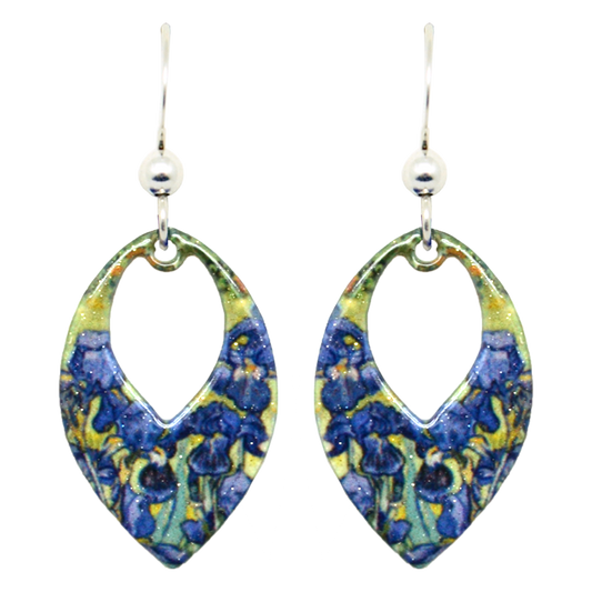 Irises Earrings #2308 by d'ears