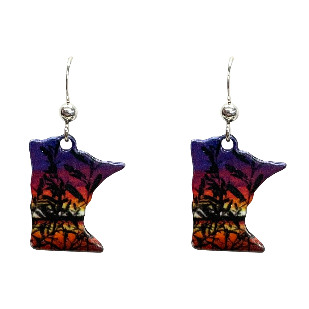 MN, Waves of Grain Earrings #2362