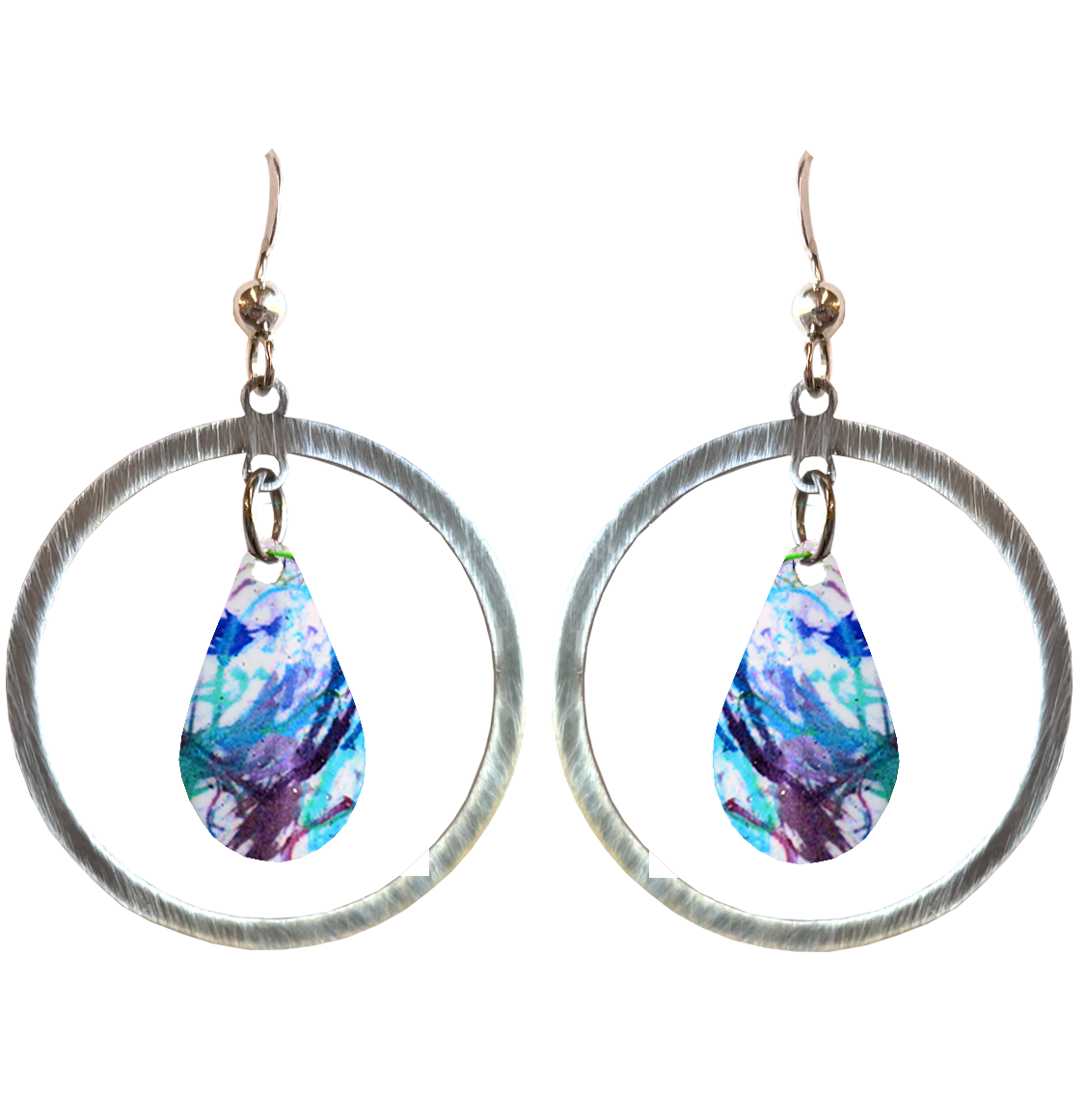 Watercolors by Alaso earrings, Item #2700