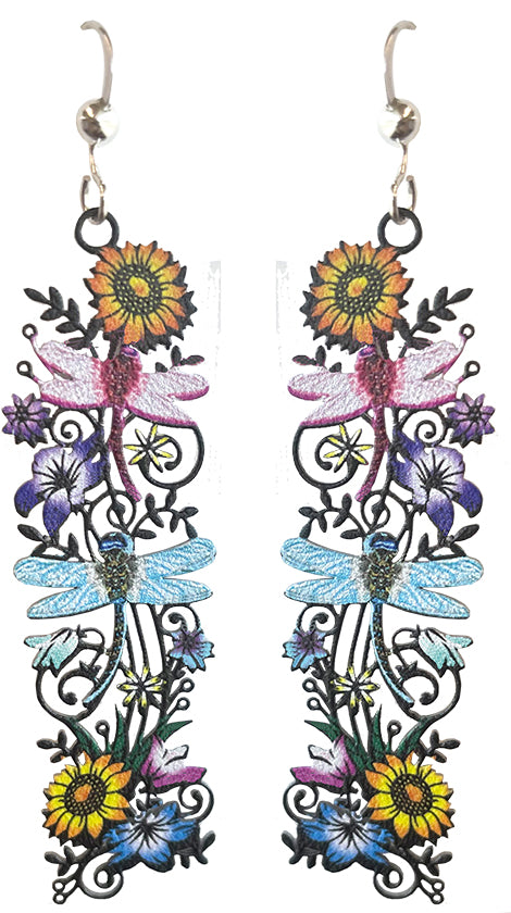 Vertical Garden earrings #2707
